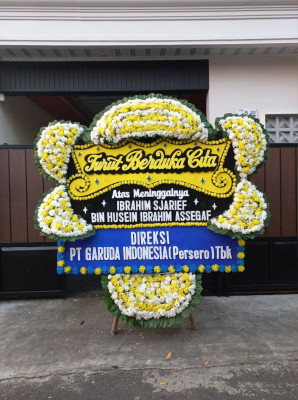 Papan Bunga Duka di Aranio